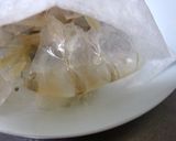 海老の殻出汁でたまごワカメスープ作り方1写真