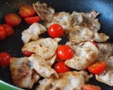 プチトマトと豚肉の爽やか炒め作り方3写真