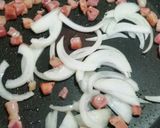 絶品！パンチェッタのクリームパスタ☆作り方2写真