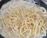 絶品！パンチェッタのクリームパスタ☆作り方6写真