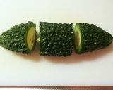 ゴーヤの唐揚げ (ゴーヤスナック)作り方1写真