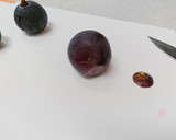 葡萄の皮を綺麗に可愛くむく方法作り方2写真