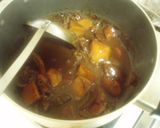 コリコリ砂肝のスジで煮味噌作り方4写真