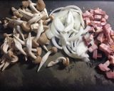 しめじとベーコン☆アボカドココット作り方2写真