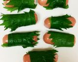 おつまみ春巻き(チーズウインナー&大葉)作り方1写真