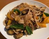 タイ風パープルカレーうどんベジタブル作り方5写真