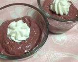 ヘルシ〜豆腐チアチョコベリープリン作り方3写真