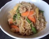 簡単！一度煮込みトロける肉じゃが作り方5写真