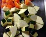 ズッキーニとパプリカの焼き野菜サラダ作り方2写真