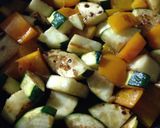 ズッキーニとパプリカの焼き野菜サラダ作り方3写真