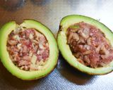 ひき肉とチーズdeアボカドココット作り方5写真