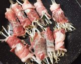豚肉の大葉もやし巻き作り方5写真