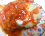 ハンバーグ　トマトとチーズ　私流簡単作り方4写真