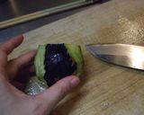 丸茄子の肉詰め作り方2写真