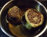 丸茄子の肉詰め作り方9写真