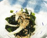 ワカメと玉ねぎのワサビポン酢和え作り方4写真