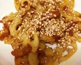 お弁当に簡単！蓮根のカレー風味きんぴら作り方6写真
