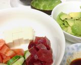 アボカドとマグロの和風ココットサラダ作り方2写真