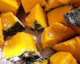 水無しでじっくり〜!うちのかぼちゃの煮物作り方1写真