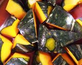 水無しでじっくり〜!うちのかぼちゃの煮物作り方5写真