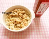 とまモンピューレ✨スリム玄米・昆布雑炊✨作り方3写真