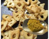 簡単！れんこん☆キンピラ☆カレー味作り方4写真