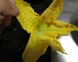 カボチャの花のカボチャ詰め作り方1写真