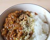 キーマカレー乗せトースト作り方4写真