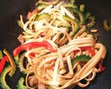 ゴーヤ塩焼きそば作り方4写真