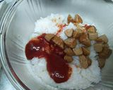お一人様ランチ～つくね缶でチキンドリア作り方3写真