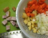 秋とろ～り♪野菜ごろごろクラムチャウダー作り方1写真