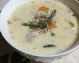秋とろ～り♪野菜ごろごろクラムチャウダー作り方8写真