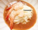 楽々美味しく♪とまモンスープ海老そうめん作り方6写真