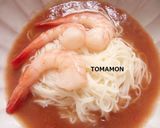 楽々美味しく♪とまモンスープ海老そうめん作り方7写真
