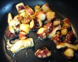 タコと水菜のサッと炒め作り方3写真