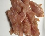 柔らか胸肉のソースカツ♡作り方1写真