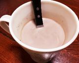 〜レンジで簡単！朝にホット豆乳ココア〜作り方2写真