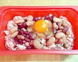 レンジで簡単☆ミートローフのチーズがけ作り方1写真