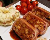 彼氏喜ぶご飯7簡単ベーコン★ミートローフ作り方12写真