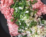 胡瓜とひき肉の冷やし稲庭うどん作り方2写真