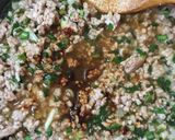 胡瓜とひき肉の冷やし稲庭うどん作り方3写真