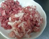 ひき肉不使用！切り落としdeミートソース作り方1写真
