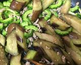 茄子とゴーヤ、ひき肉のピリ辛麻婆炒め♡作り方10写真