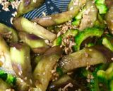 茄子とゴーヤ、ひき肉のピリ辛麻婆炒め♡作り方12写真