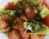 ほっと！レタスとトマトのもずくかけ作り方5写真