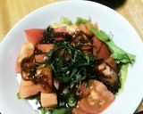 ほっと！レタスとトマトのもずくかけ作り方6写真