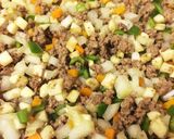 レトルトで作る簡単ひき肉カレー作り方6写真