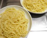 エビ豆乳トマトクリームスープスパゲティ♪作り方16写真