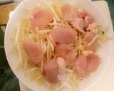 ズボラ飯きのこともやしと鶏肉のレンジ蒸し作り方4写真