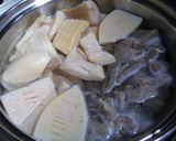 たけのこと牛スジの炊いたん♪作り方3写真